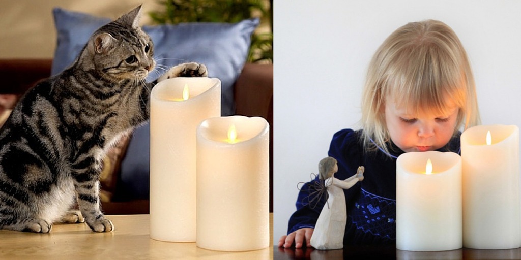 Luminera Candles Flameless Kitty and Child